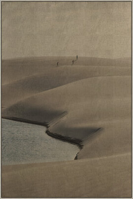 Wendover Art Group Sand Dunes 1 by Thom Filicia - Painting on Fabric