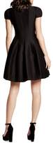 Thumbnail for your product : Halston Dress - Short Sleeve Notched Neck Tulip Skirt