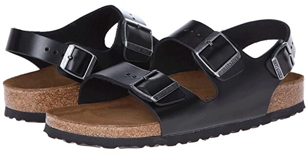 birkenstock milano unisex leather sandal