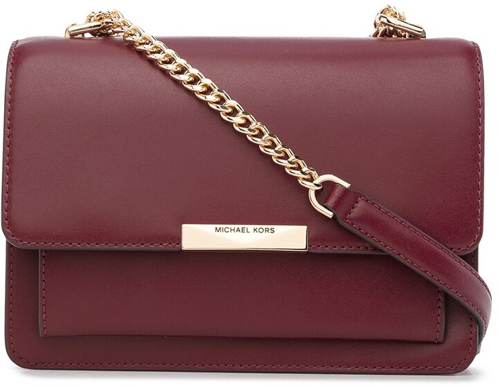 michael kors purple crossbody bolsa