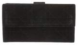 Thumbnail for your product : Christian Dior Cannage Suede Wallet