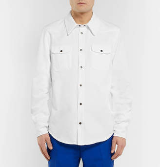 Calvin Klein Cotton-Twill Shirt - Men - White