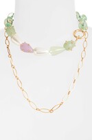 Thumbnail for your product : Open Edit Set of Two Imitation Pearl & Link Necklaces