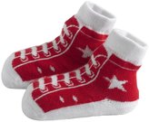 Thumbnail for your product : Jazzy Toes Rayon Collection High Top Sneakers Sock Set - Red-12-24M