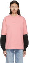 Thumbnail for your product : Acne Studios Pink Logo T-Shirt