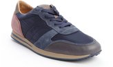 Thumbnail for your product : Tod's blue and pink leather and suede and nylon sneakers