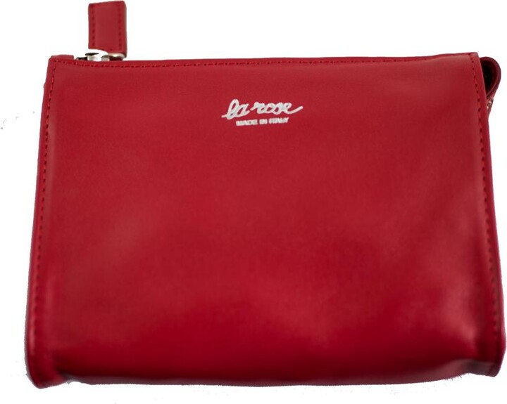 Larose La Rose Minimal Leather Make-Up Bag