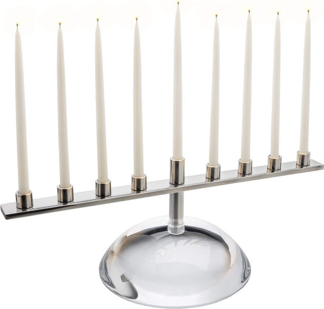 Simon Pearce Riverstone Menorah Candle Holder
