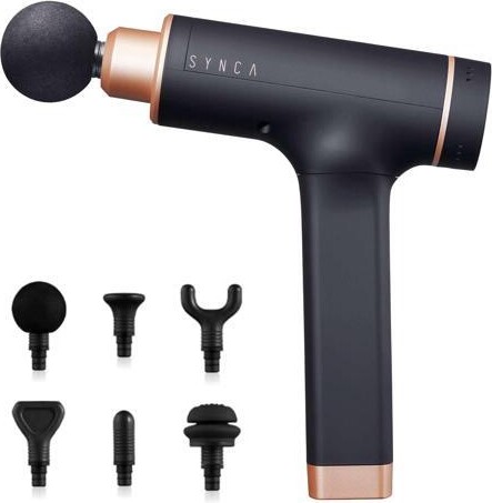 Synca Wellness Kitta Performance Percussive Sports Therapy Massage Gun, HW - Massage & Relaxation, 1 Pack, Health & Personal Care (Black)