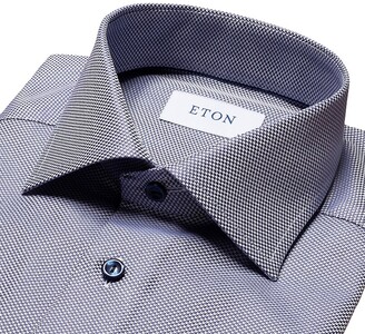Eton Slim-Fit Houndstooth Shirt