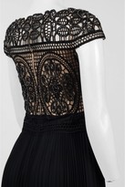 Thumbnail for your product : Aidan Mattox MD1E201017 Bateau Neck Embellished Chiffon Gown
