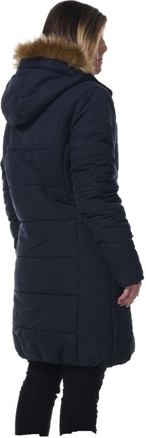 Hunter Outdoor Fur Trim Ladies A Line Padded Jacket Fitted (Large