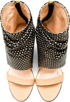 Thumbnail for your product : Jerome Dreyfuss Nude & Black Perforated Ella Cale Ankle Boots