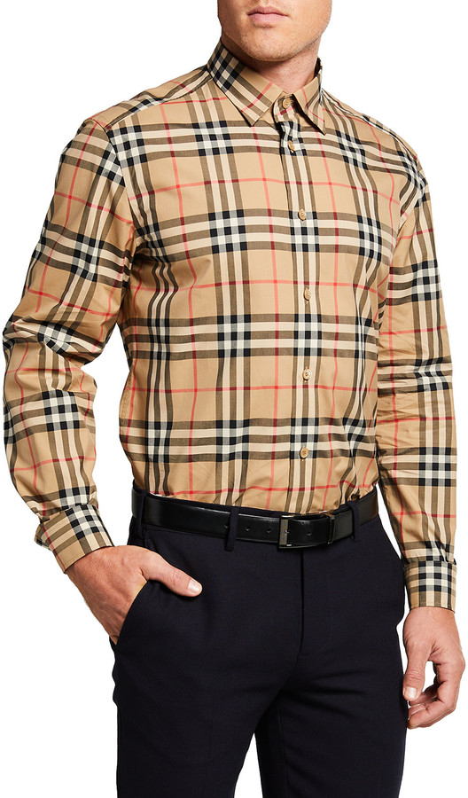 Burberry Men's Caxton Vintage Check Sport Shirt - ShopStyle