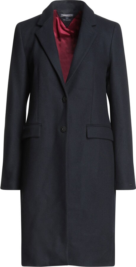 Tommy Hilfiger Women's Blue Coats | ShopStyle