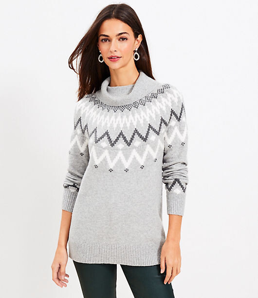 Turtleneck Tunic Sweater