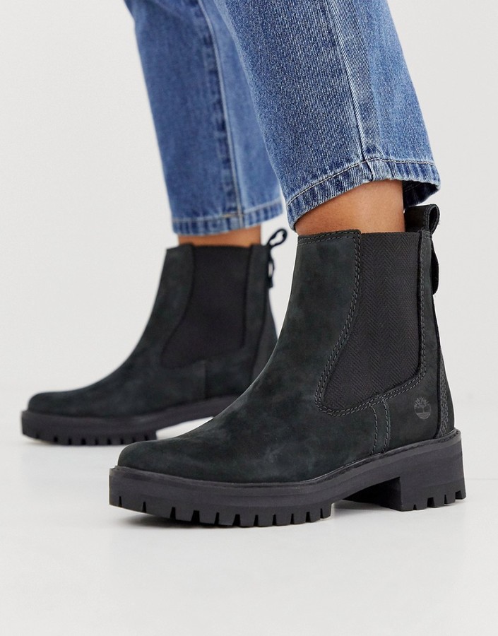 timberland chelsea boots womens black