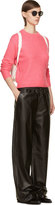 Thumbnail for your product : Alexander Wang T by Neon Pink Mohair Knit Crewneck Pullover