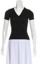 Thumbnail for your product : Chanel Cashmere Short Sleeve Top