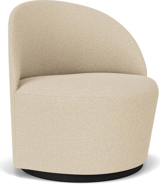 Audo Copenhagen Tearoom Lounge Chair with Return Swivel Base