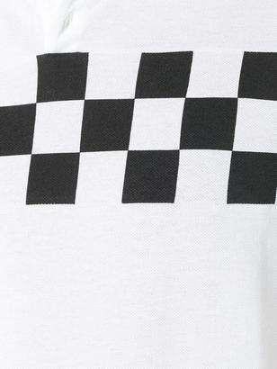 DSQUARED2 chest checkerboard polo shirt