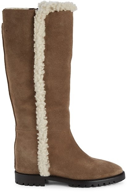 knee high sheepskin boots