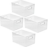 Thumbnail for your product : Sorbus Large Clear Storage Bins - Pack of 4