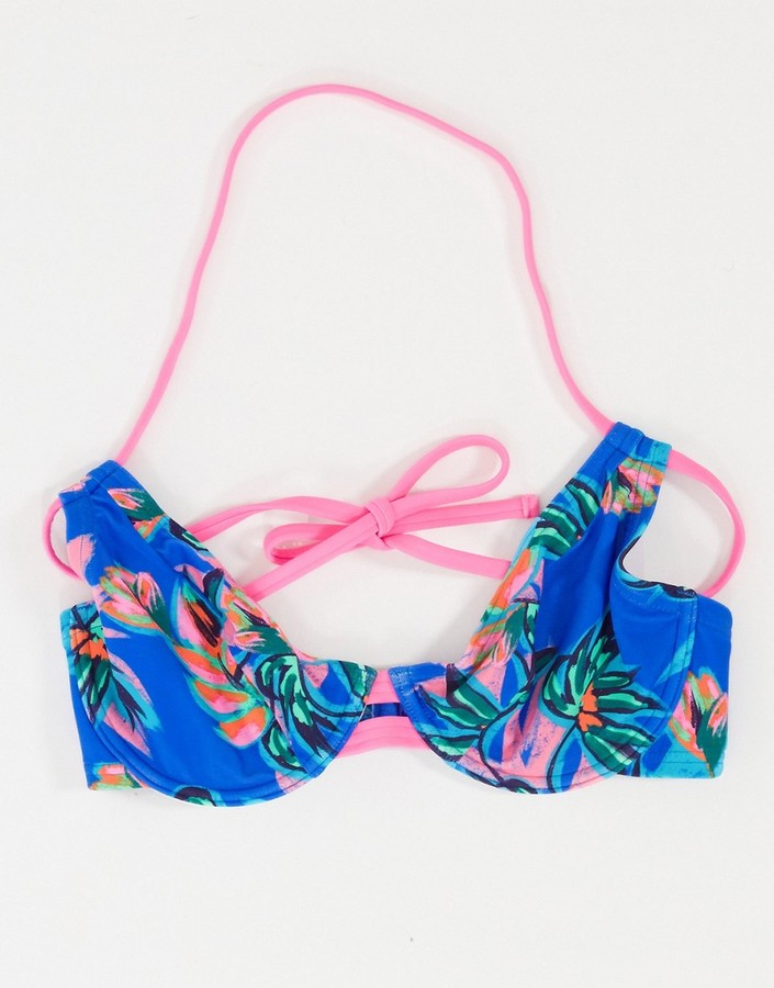 white fuller bust bikini top