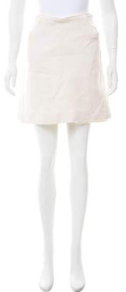 Courreges Wool Mini Skirt