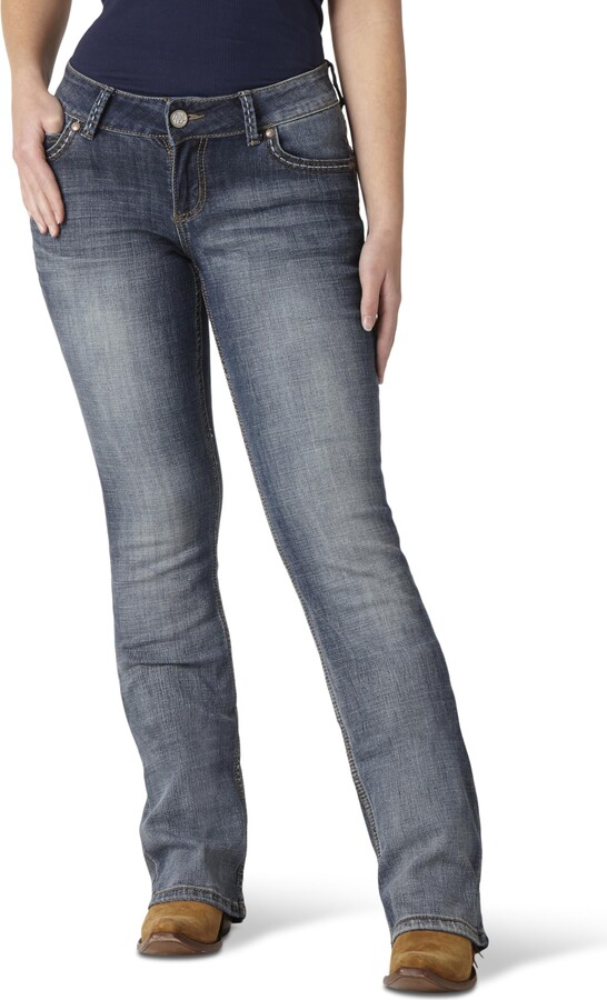 Cotton On low rise bootcut jean in rain blue
