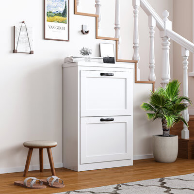 Lark Manor 12 Pair Shoe Storage Cabinet