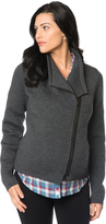 Thumbnail for your product : A Pea in the Pod Vince Long Sleeve Zip Front Maternity Jacket