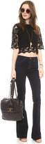 Thumbnail for your product : Nightcap Clothing Daisy Crochet Crop Top