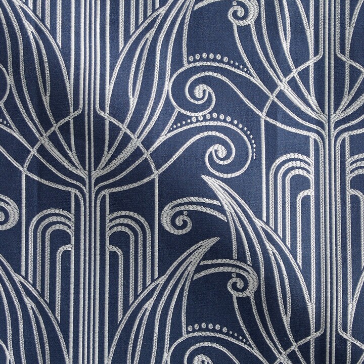Dunelm Rene Made to Measure Fabric By the Metre Blue/White ShopStyle