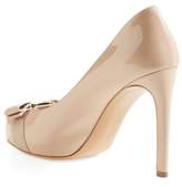 Thumbnail for your product : Ferragamo Pimpa Rounded Toe Bow Pump