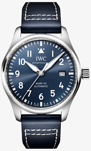 IWC Mens Pilot's 40mm Mark Xx Stainless Steel Automatic Watch