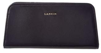 Lanvin Zip Around Leather Wallet