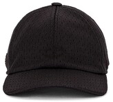 Thumbnail for your product : Rick Owens x Champion Mesh Baseball Cap in Black
