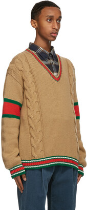 tan gucci sweater