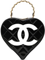 Thumbnail for your product : Chanel Pre Owned 1995 CC Heart vanity bag