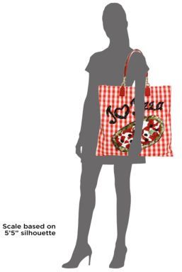 Dolce & Gabbana I Love Pizza Sequined Tote