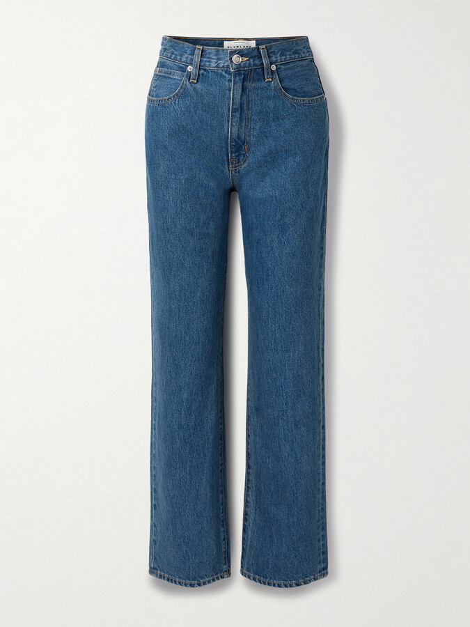 SLVRLAKE London High-rise Straight-leg Jeans - Blue
