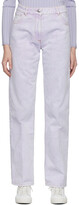 Thumbnail for your product : Nina Ricci Purple High-Rise Jeans