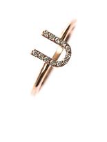 Thumbnail for your product : Aamaya by Priyanka Kiss You rose gold-plated double ring