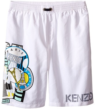 Kenzo Kids - All Over Bathing Trunk   Boy's Swimwear