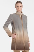 Thumbnail for your product : Lafayette 148 New York 'Shira' Ombré Wool Blend Coat