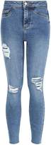 Thumbnail for your product : New Look Girls Ripped High Waist Super Skinny Jeans