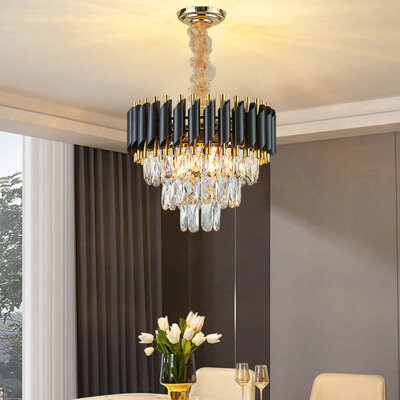 Everly Quinn Lyckman 7 - Light Unique / Statement Tiered Chandelier with Crystal Accents
