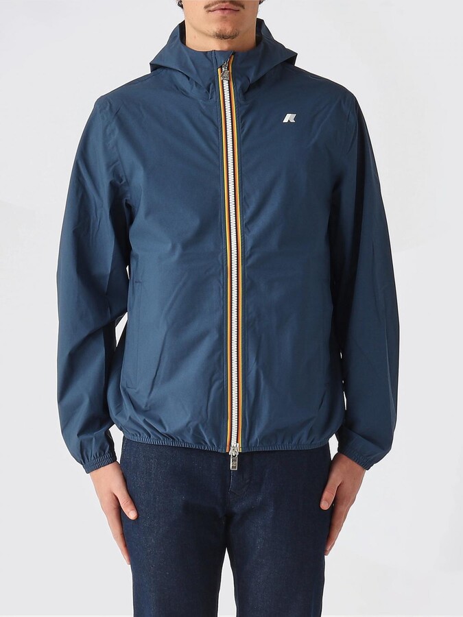 K-Way Jacket Men color Navy