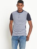 Thumbnail for your product : River Island Mens Short Sleeve Pique Block Polo Shirt